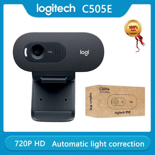 Logitech C505E 720P 30FPS network HD camera teaching portrait collection desktop computer with microphone free drive