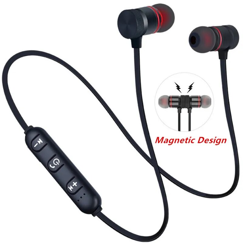 5.0 Bluetooth Earphone Sports Neckband Magnetic Wireless earphones Stereo Earbuds Music Headphones