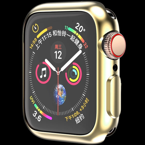 Cover for Apple Watch case 44mm 40mm iWatch Case 42mm 38mm Soft TPU Bumper Protector apple watch series 6 5 4 3 SE Accessories