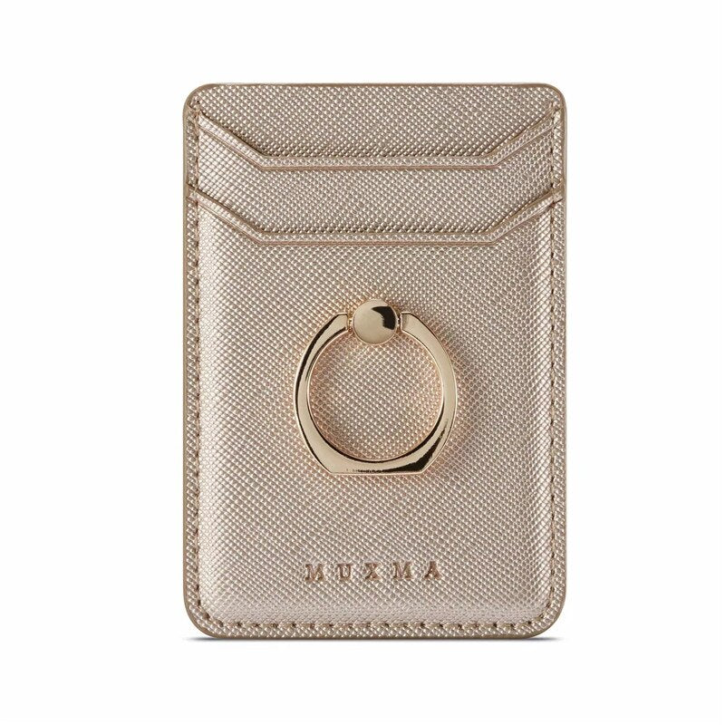 ID Credit Card Holder Canvas Women Men Pocket Wallet Phone Stand Back Card Sticker For iPhone Samsung Smartphone Universal for sale