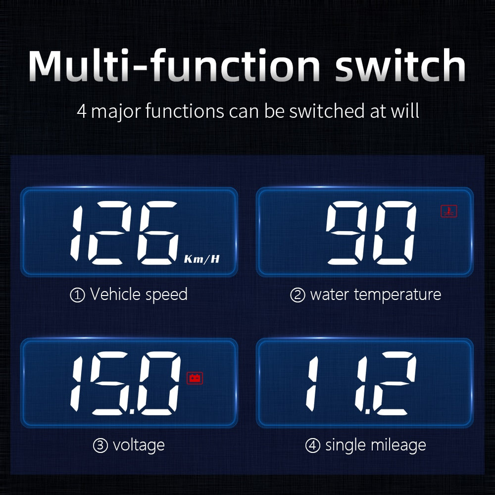 WYING M3 Auto OBD2 GPS Head-Up Display Auto Electronics HUD Projector Display Digital Car Speedometer Accessories For All Car