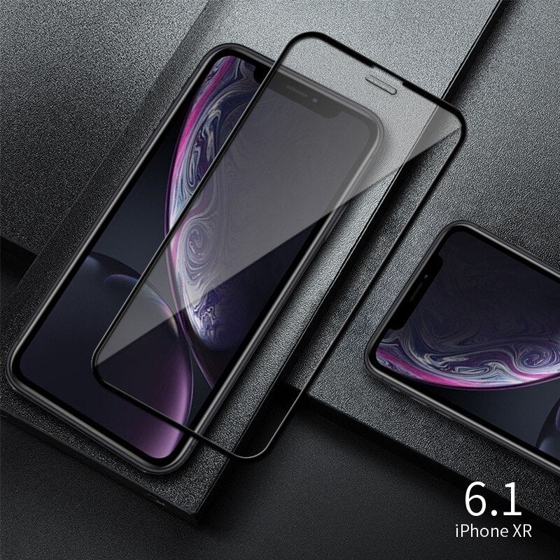 5Pcs 9H Full Cover Tempered Glass For iPhone 11 Pro Max X XS Max XR 14 7 8 Plus 12 Mini Screen Protector on iPhone 13 Pro Max 14