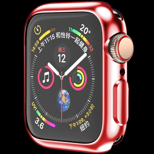 Cover for Apple Watch case 44mm 40mm iWatch Case 42mm 38mm Soft TPU Bumper Protector apple watch series 6 5 4 3 SE Accessories