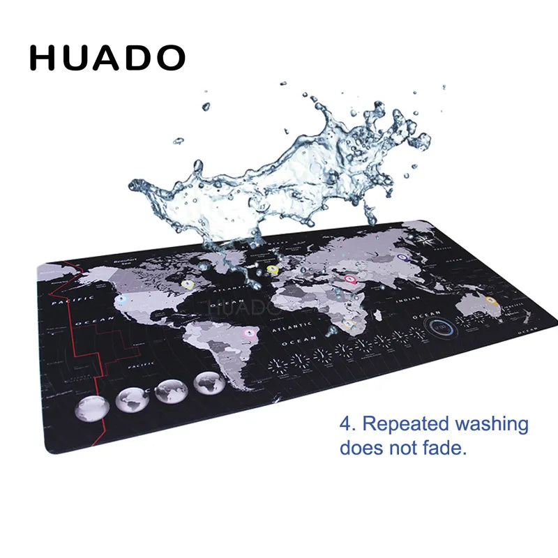 Japanese Wave Gaming Mouse Pad Large XL Desk Mat Long Extended Pads Big Mousepad for Home Office Decor Accessories