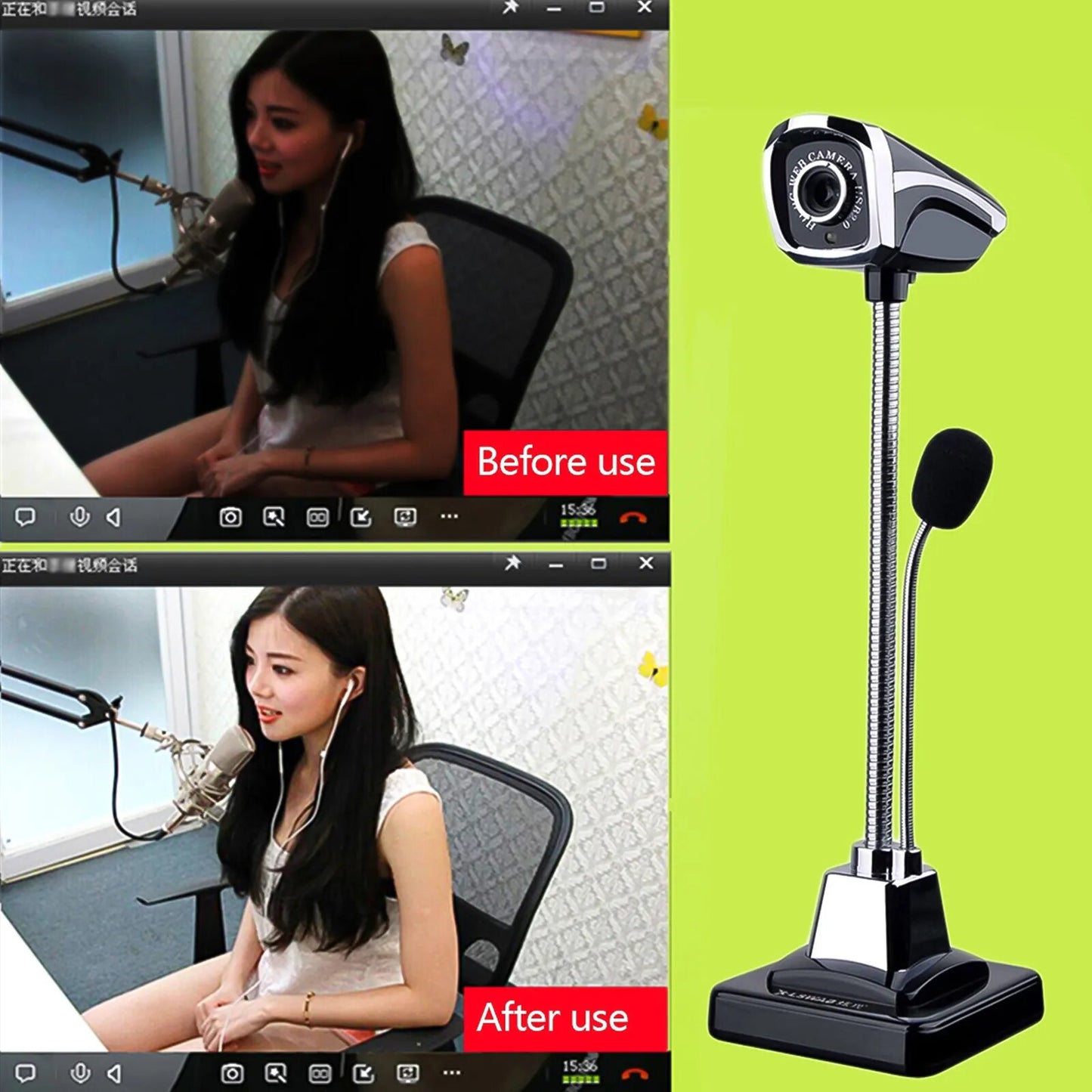 USB 2.0 3.0 Wired Digital Video Camera HD Webcam For PC Laptop Notebook Computer With Microphone Web Cam USB Microphone