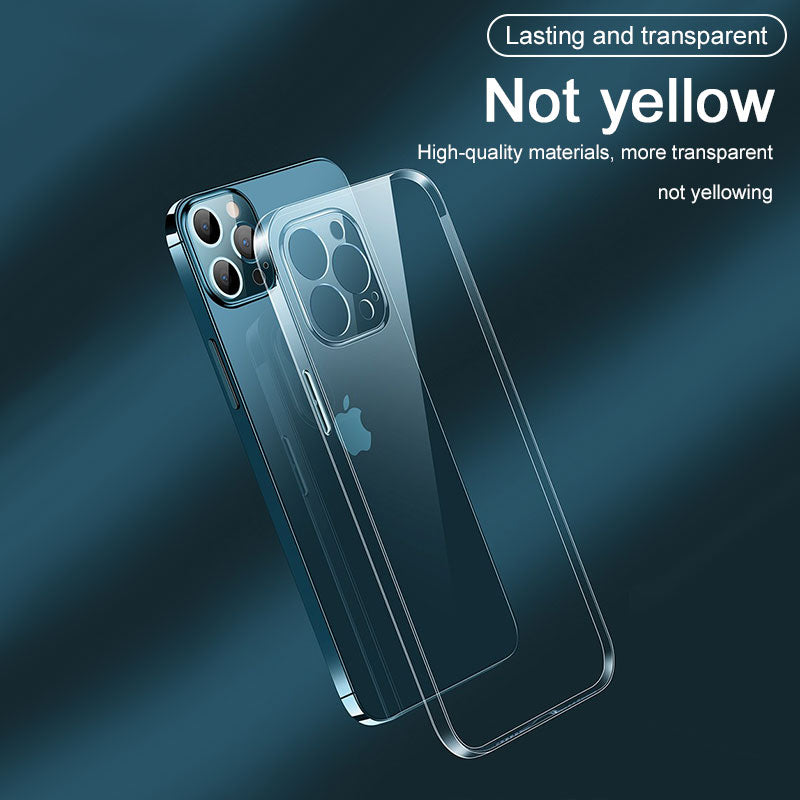 Ultra Thin Lens Protection Phone Case For iPhone 11 12 13 Pro Max Soft Back Cover iPhone 13 12 mini Transparent Silicone Case