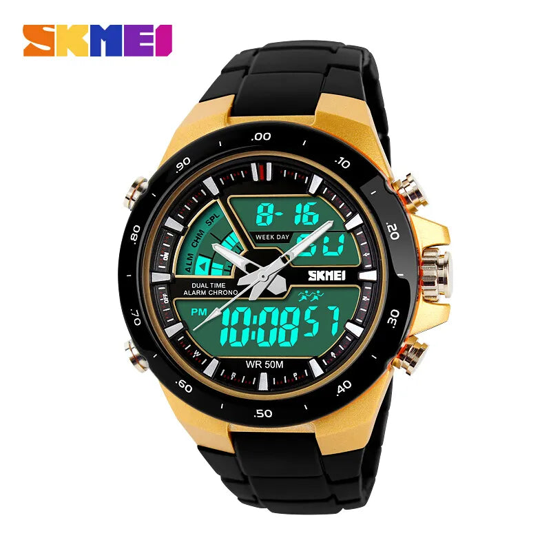 SKMEI Brand Casual Men Sports Watches Digital Quartz Women Fashion Dress Wristwatches LED Dive Military Watch relogio masculino