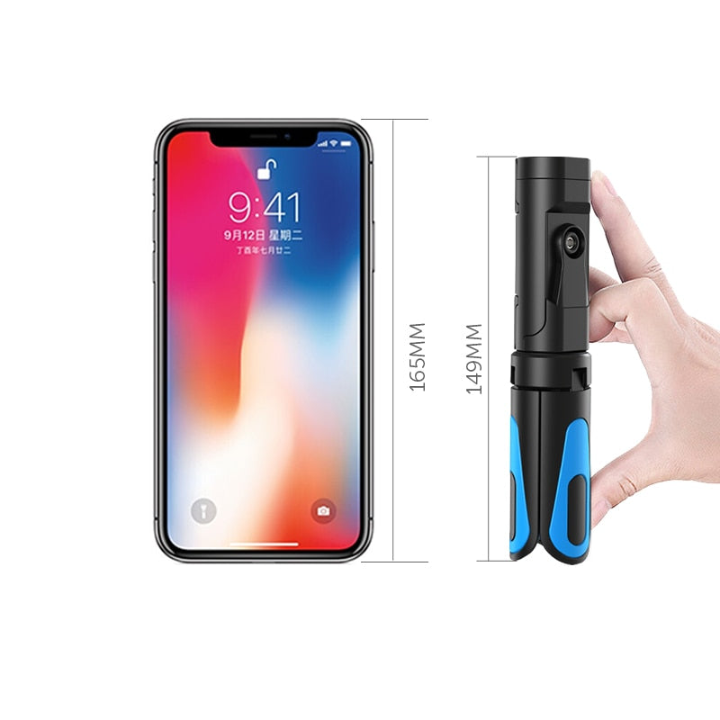 APEXEL Mini phone Tripod 360 Rotation Vertical Shooting 2 in 1  Phone Mount Holdr for iPhone Xs Max Xs X 8 7 Plus Samsung S8 S9 for sale