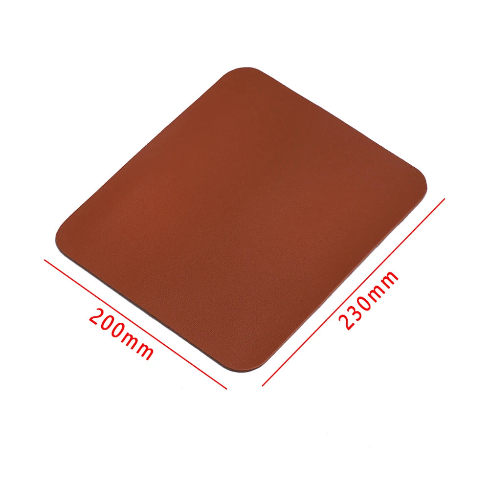 New Arrival Universal Anti-slip Mouse Pad Leather Gaming Mice Mat New Desk Cushion Fashion Comfortable For Laptop PC MacBook