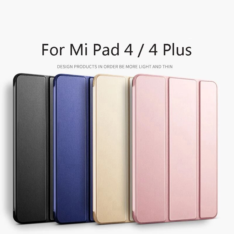 Tablet Case for XIAOMI MiPad 4 8.0 Inch Protector Sleeve Smart Cover for Xiaomi Pad 4Plus 10.1 inch Silicone flip Cover