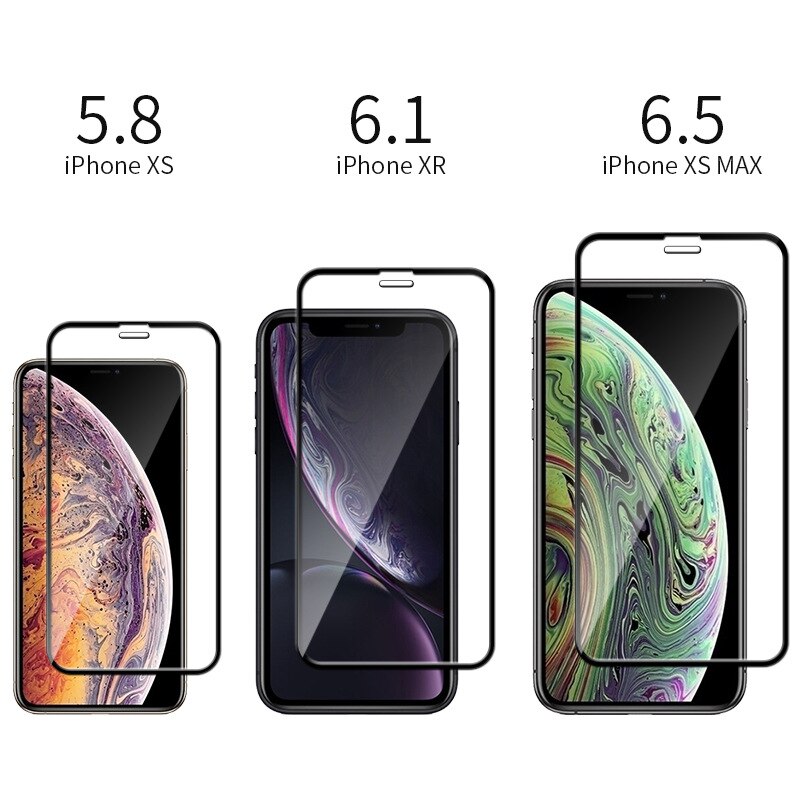 5Pcs 9H Full Cover Tempered Glass For iPhone 11 Pro Max X XS Max XR 14 7 8 Plus 12 Mini Screen Protector on iPhone 13 Pro Max 14