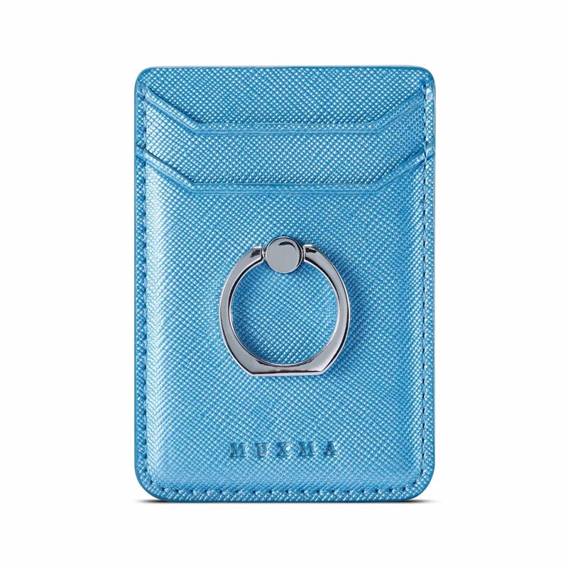 ID Credit Card Holder Canvas Women Men Pocket Wallet Phone Stand Back Card Sticker For iPhone Samsung Smartphone Universal for sale