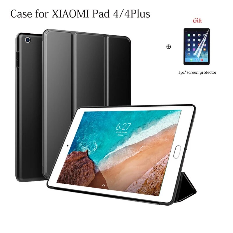 Tablet Case for XIAOMI MiPad 4 8.0 Inch Protector Sleeve Smart Cover for Xiaomi Pad 4Plus 10.1 inch Silicone flip Cover