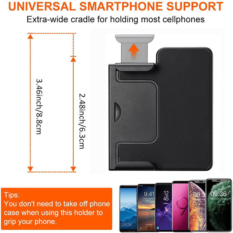 Ulanzi CapGrip Wireless Bluetooth Smartphone Selfie Booster Handle Grip Phone Stabilizer Stand Holder Shutter Release 1/4 Screw