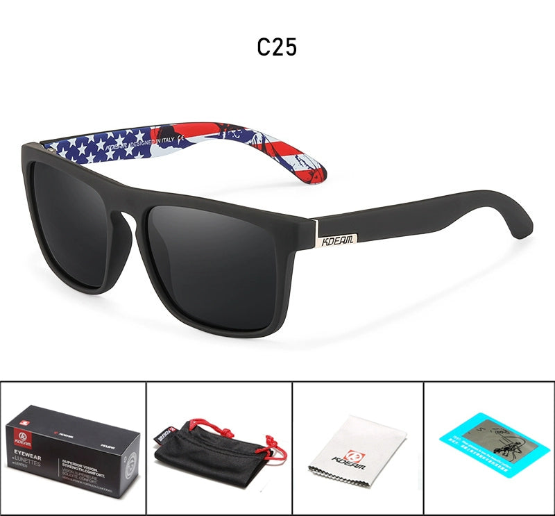 Export Square Frame Sunglasses Polarized Sunglasses Fashion Men and Women Sports Polarized Sun Glasses