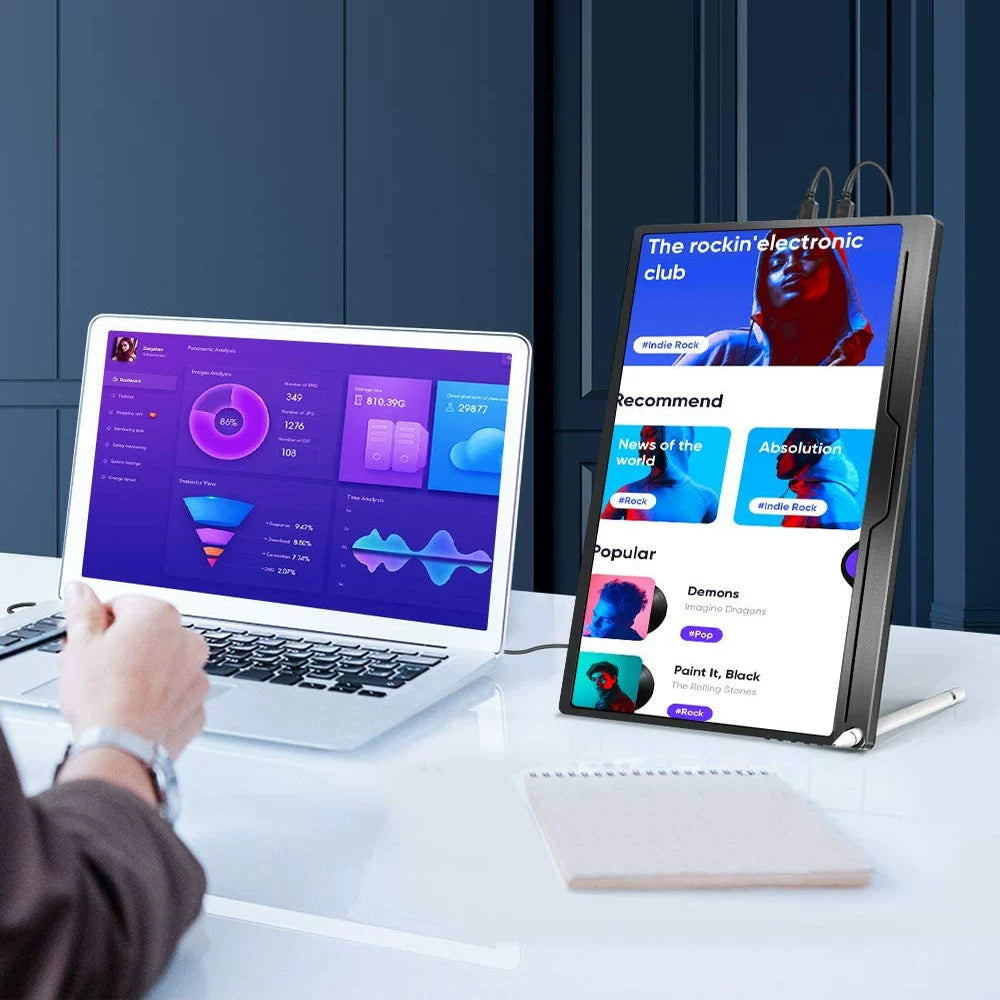 Intehill 15.6-Inch Ps5 Portable Display Switch External Screen Mobile Phone Computer Touch Sub-Screen