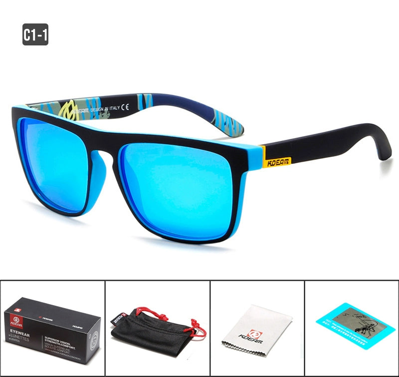 Export Square Frame Sunglasses Polarized Sunglasses Fashion Men and Women Sports Polarized Sun Glasses