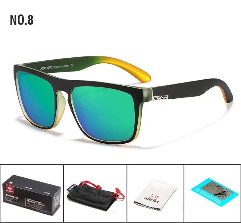 Export Square Frame Sunglasses Polarized Sunglasses Fashion Men and Women Sports Polarized Sun Glasses