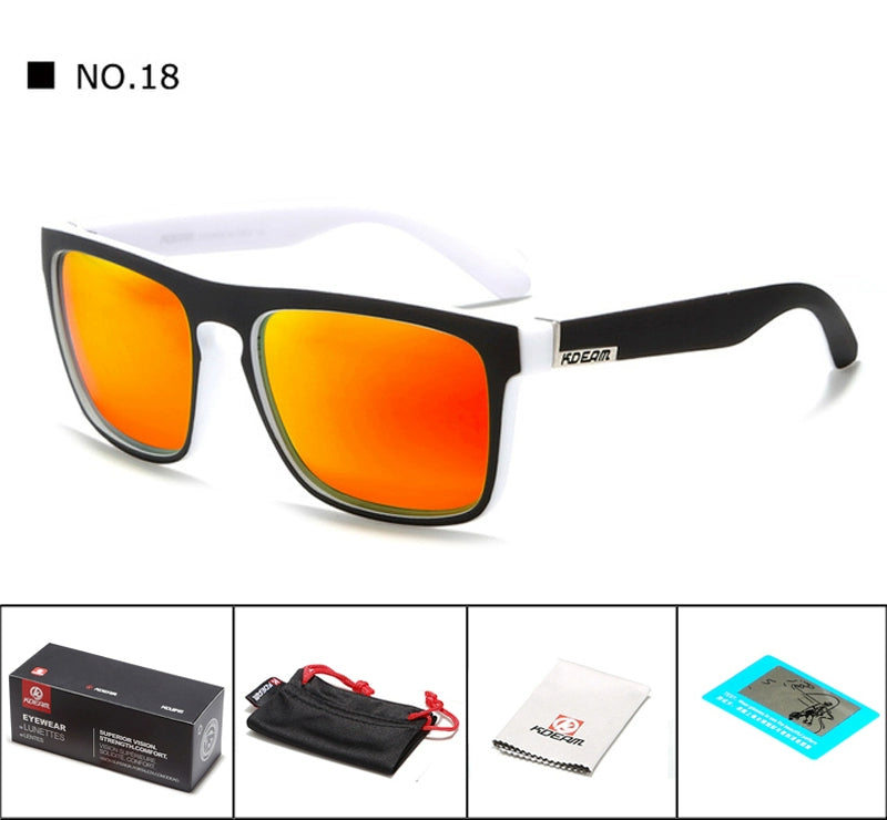 Export Square Frame Sunglasses Polarized Sunglasses Fashion Men and Women Sports Polarized Sun Glasses