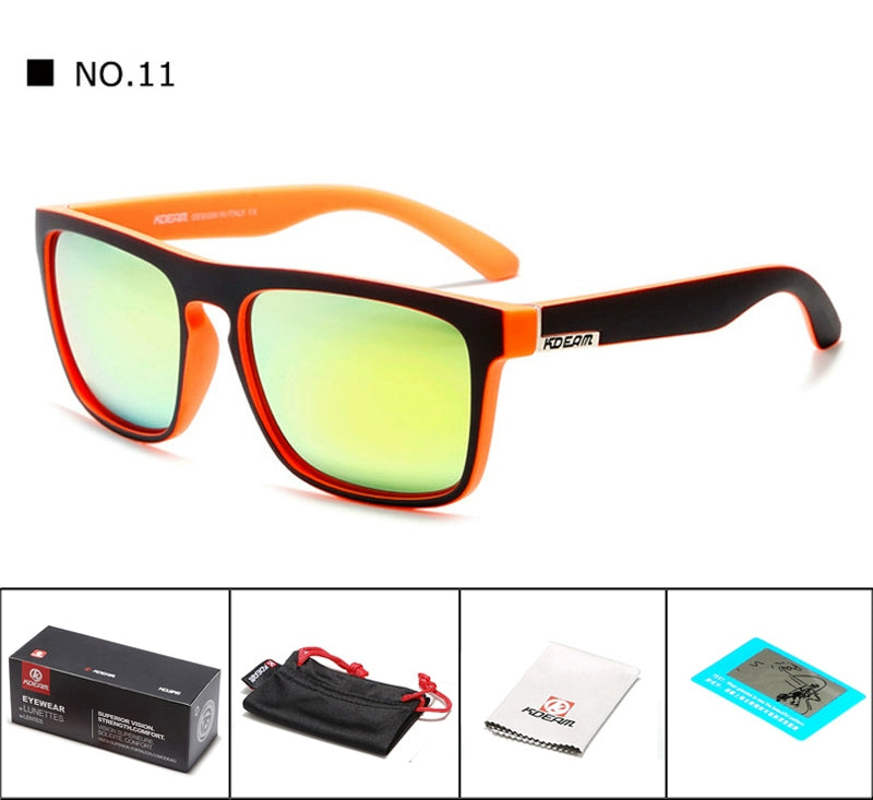 Export Square Frame Sunglasses Polarized Sunglasses Fashion Men and Women Sports Polarized Sun Glasses