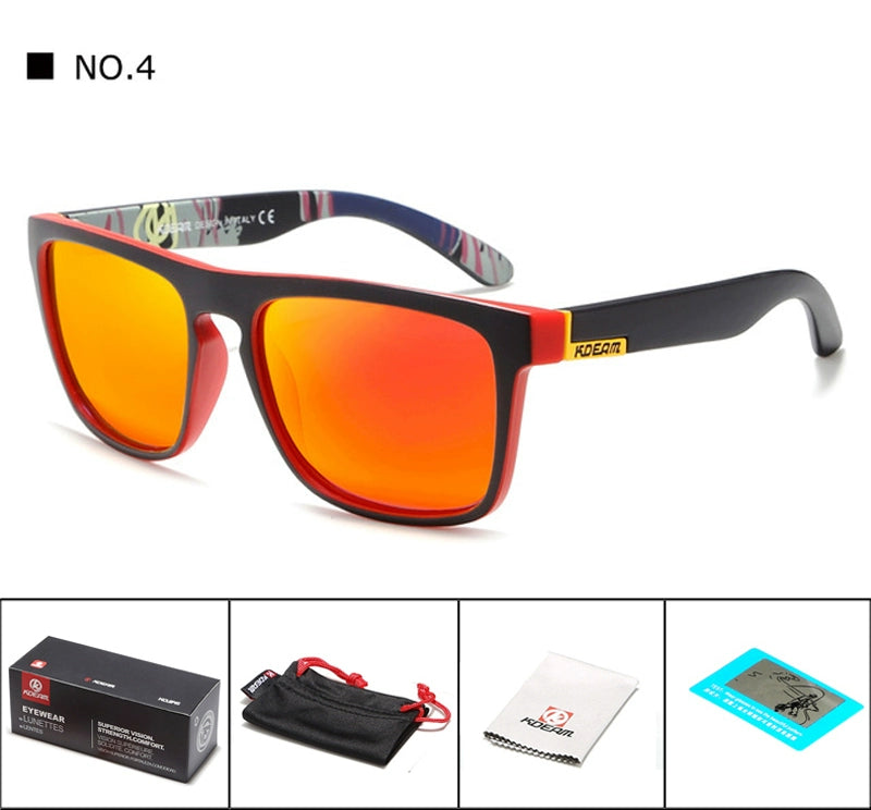 Export Square Frame Sunglasses Polarized Sunglasses Fashion Men and Women Sports Polarized Sun Glasses