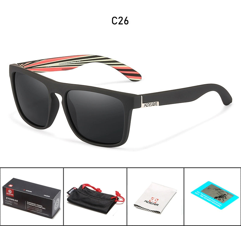 Export Square Frame Sunglasses Polarized Sunglasses Fashion Men and Women Sports Polarized Sun Glasses