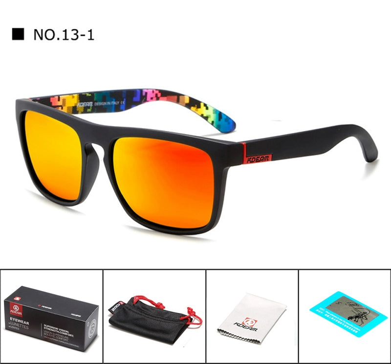 Export Square Frame Sunglasses Polarized Sunglasses Fashion Men and Women Sports Polarized Sun Glasses