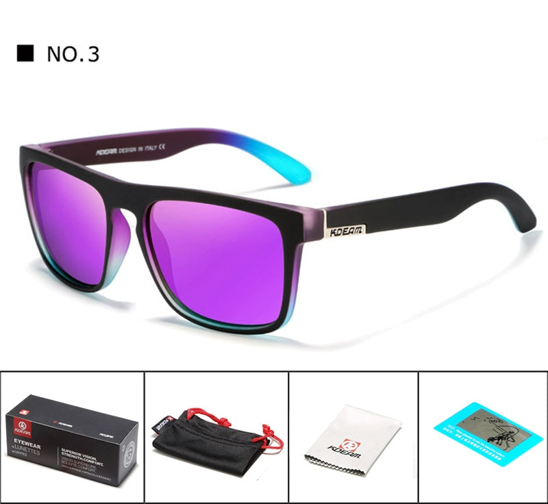 Export Square Frame Sunglasses Polarized Sunglasses Fashion Men and Women Sports Polarized Sun Glasses