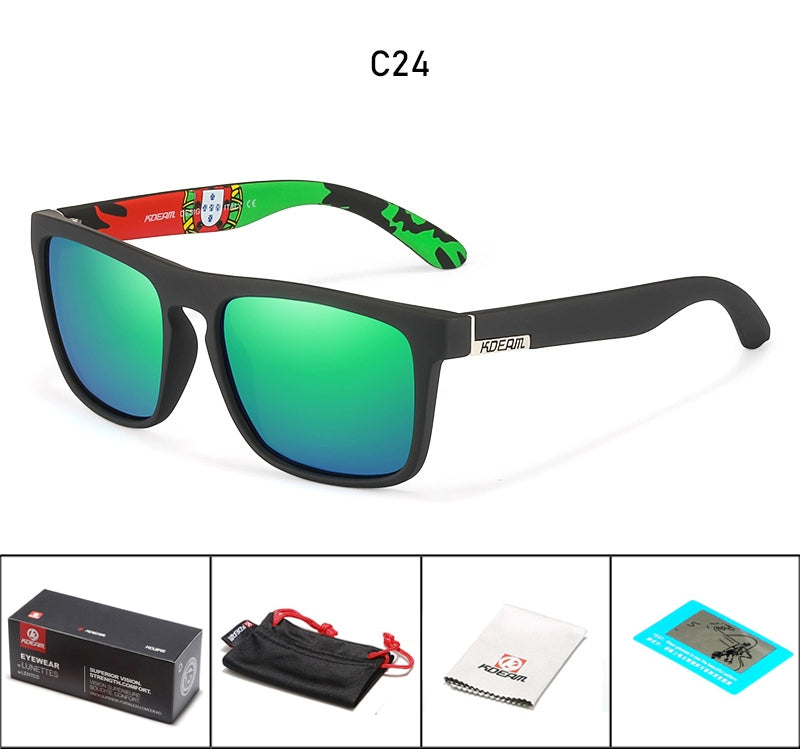 Export Square Frame Sunglasses Polarized Sunglasses Fashion Men and Women Sports Polarized Sun Glasses