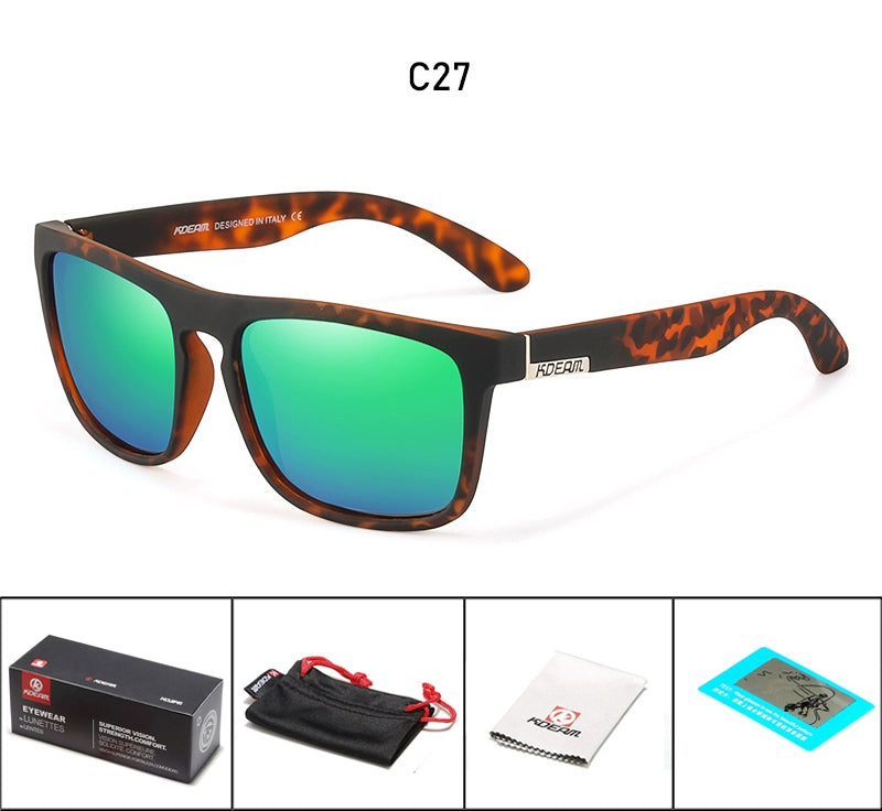 Export Square Frame Sunglasses Polarized Sunglasses Fashion Men and Women Sports Polarized Sun Glasses