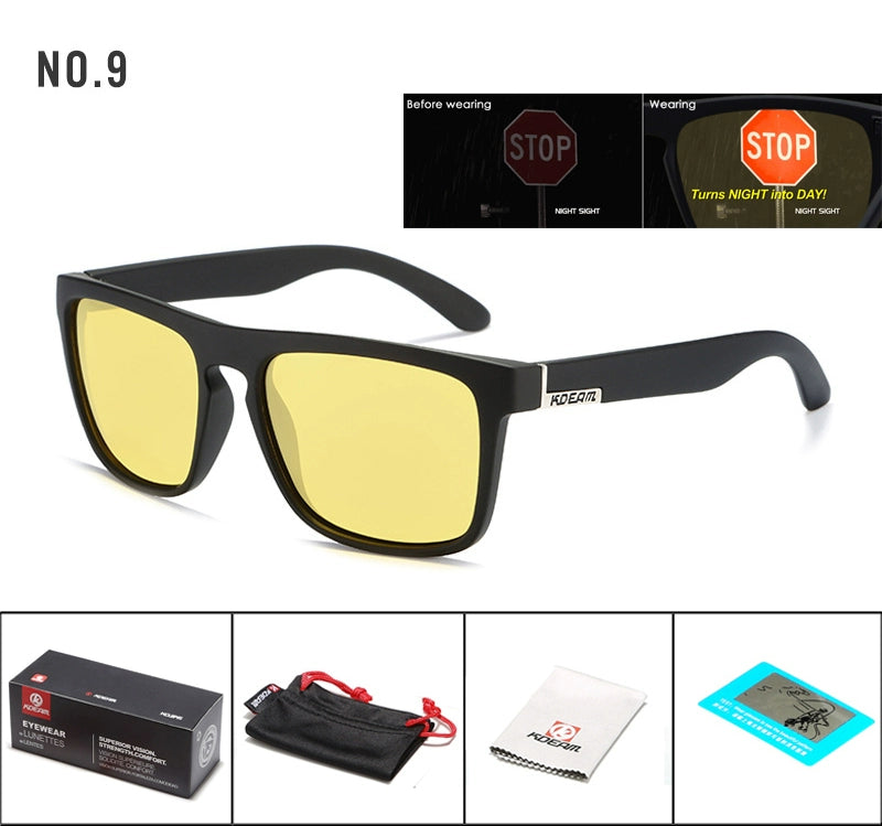 Export Square Frame Sunglasses Polarized Sunglasses Fashion Men and Women Sports Polarized Sun Glasses