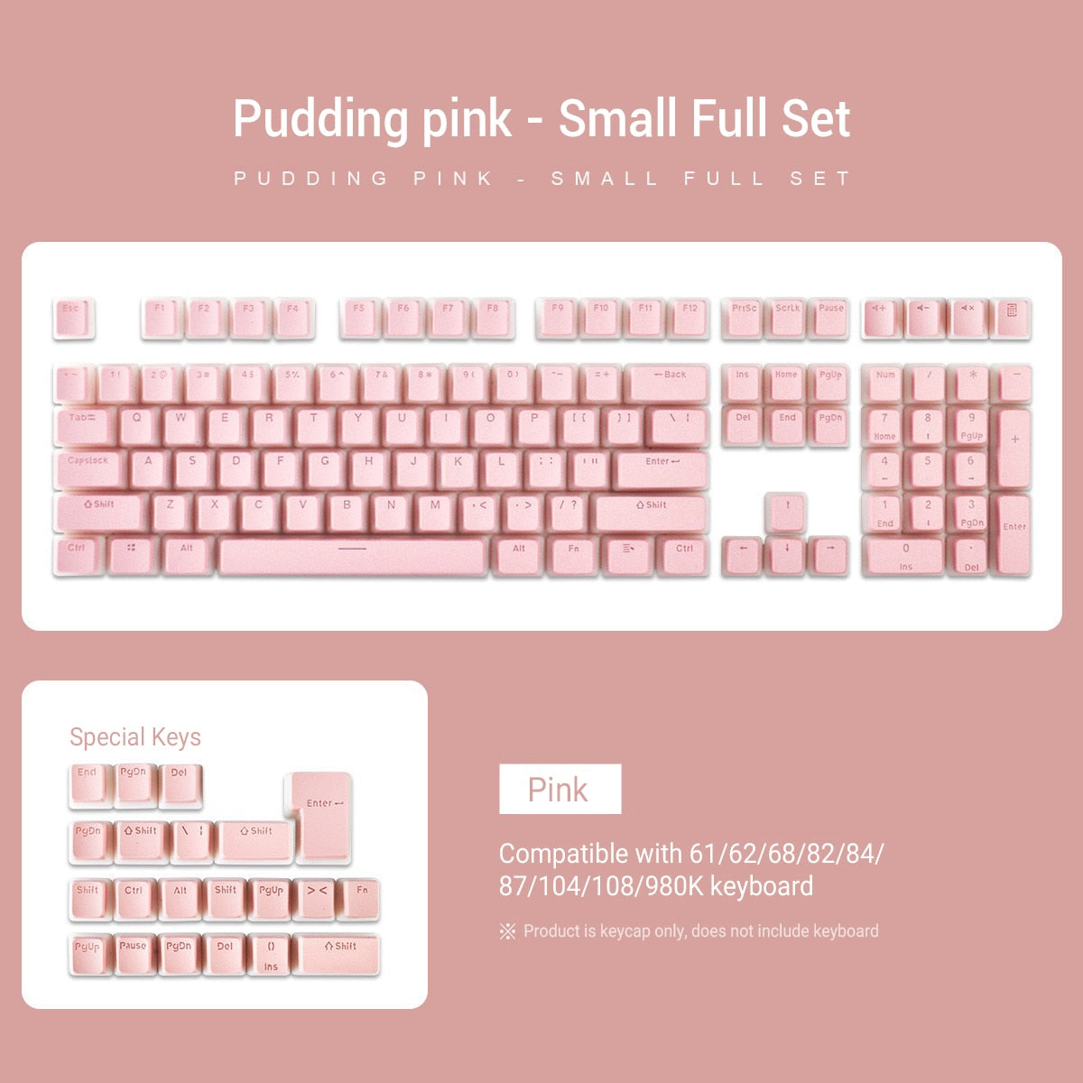 129 Keys Pudding Keycaps OEM Profile PBT Double Shot Keycap For Mx Switch Mechanical Keyboard ISO Layout RGB backlit Key Caps for sale