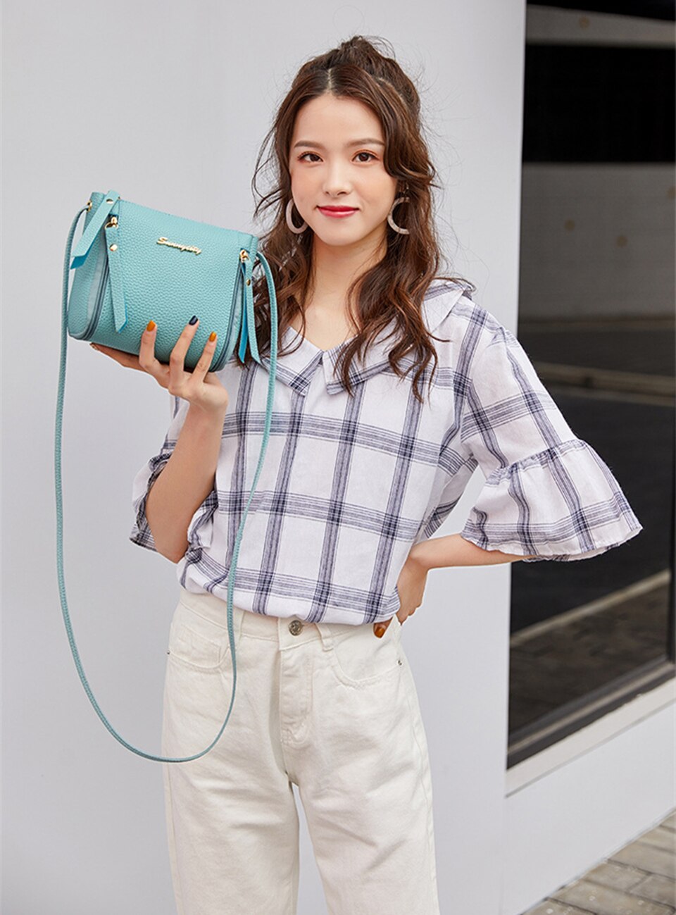 Baellerry Arrival Crossbody Cell Phone Shoulder Bag Cellphone Bag Fashion Daily Card Holder Mini Shoulder Bag for Women Wallet