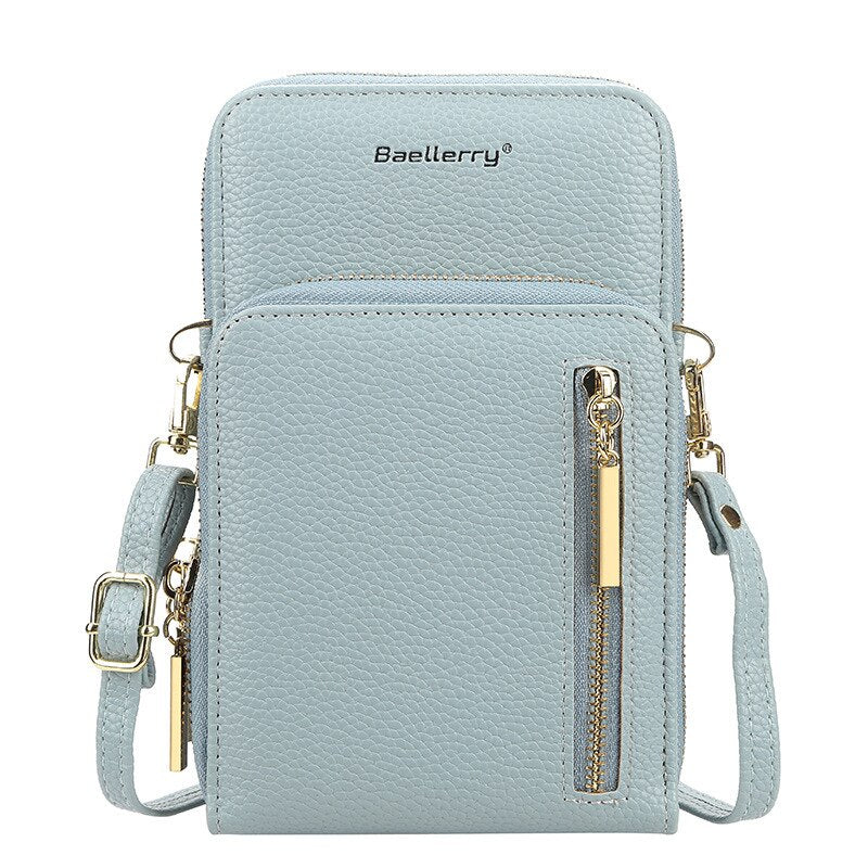 Baellerry Arrival Crossbody Cell Phone Shoulder Bag Cellphone Bag Fashion Daily Card Holder Mini Shoulder Bag for Women Wallet