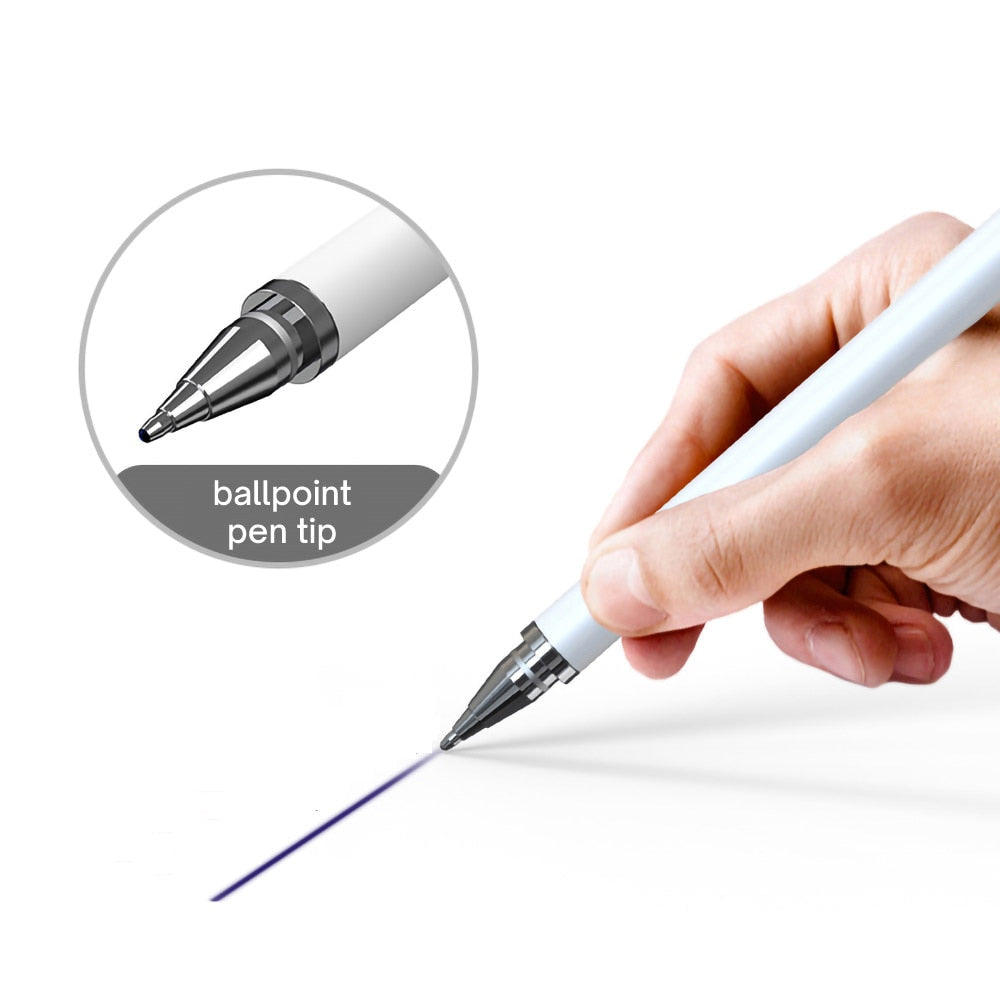 2 In 1 Stylus Pen for Mobile Phone Tablet Drawing Pen Capacitive Pencil Universal Touch Screen Pen for Pad Iphone Android Xiaomi for sale