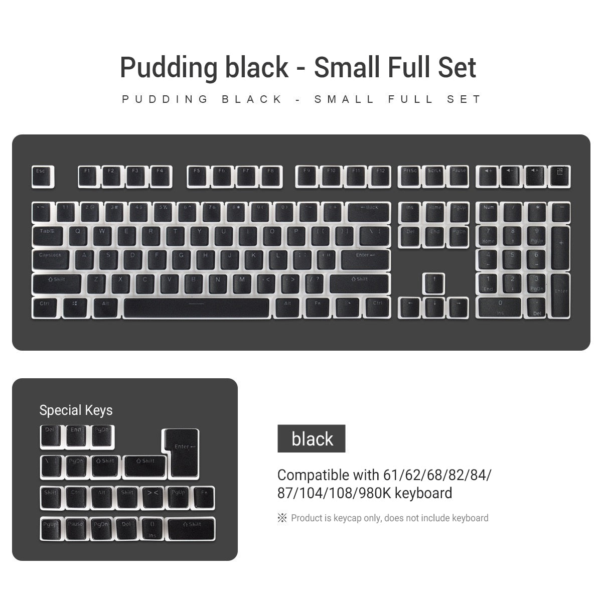 129 Keys Pudding Keycaps OEM Profile PBT Double Shot Keycap For Mx Switch Mechanical Keyboard ISO Layout RGB backlit Key Caps for sale