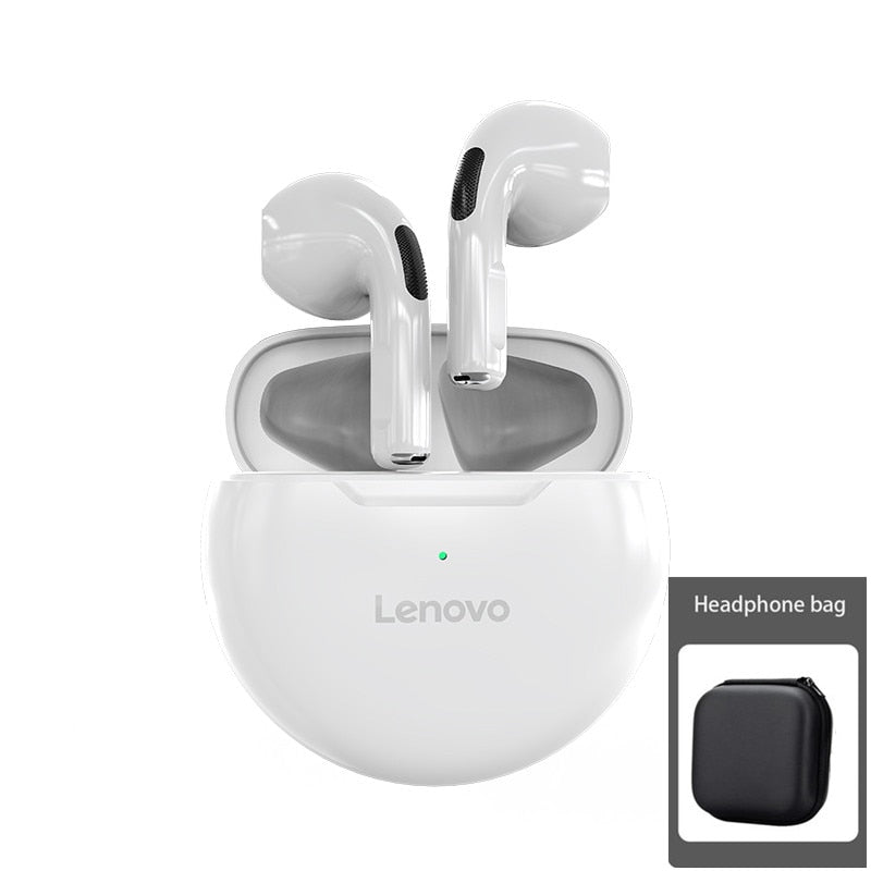 Lenovo LivePods HT38 TWS Bluetooth Earphone Mini Wireless Earbuds with Mic for iPhone Xiaomi Sport Waterproof 9D Stere Headphone