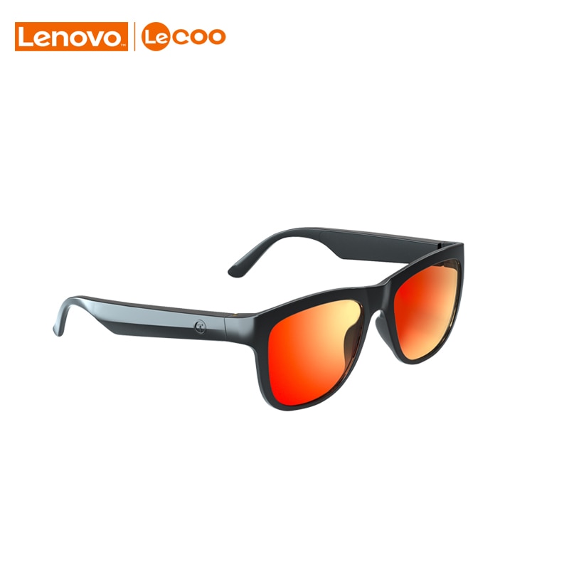 Lenovo Lecoo Smart Glasses Headset Wireless Bluetooth 5.0 Sunglasses Outdoor Sport earphone Calling Music Anti-Blue Eyeglasses for sale