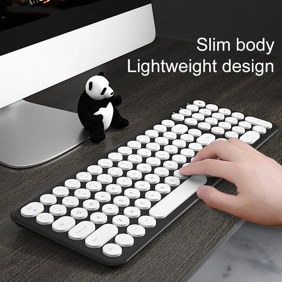 2.4G Wireless Keyboard and Mouse Silent USB Rechargeable Ergonomics Keyboard Tecaldo For Laptop PC Computer Gamer Keyboard Mouse