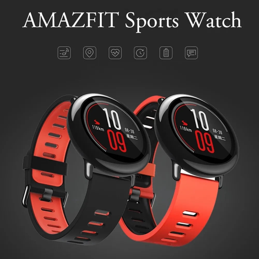 Original Amazfit Pace Men's Smart Watch Sportwatch Global Firmware with English Language Stock Bluetooth Watch GPS 95New Watches