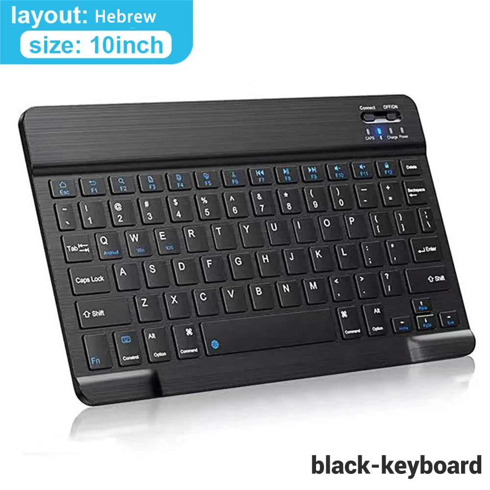 Bluetooth Wireless Keyboard Mouse For IOS Android Windows Tablet For iPad Air Mini Pro Spanish Korean Portugal Russian Keyboard