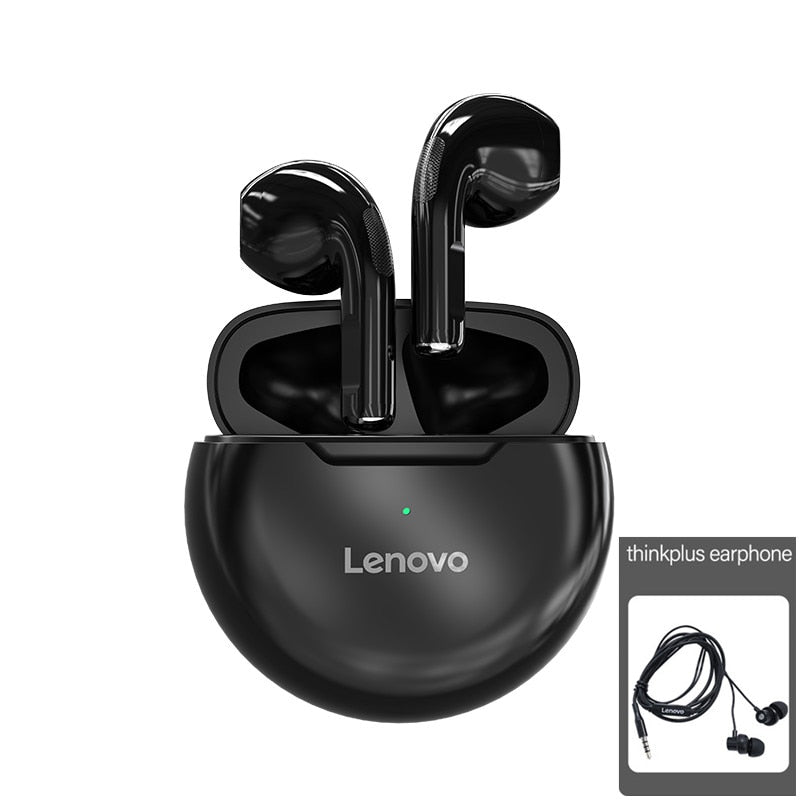 Lenovo LivePods HT38 TWS Bluetooth Earphone Mini Wireless Earbuds with Mic for iPhone Xiaomi Sport Waterproof 9D Stere Headphone