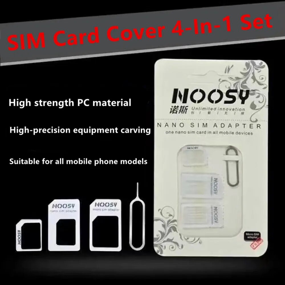 2PCS Micro Nano SIM Card Adapter Connector Kit For iPhone 6 7 plus14 Pro Max Huawei P8 lite P9 Xiaomi Note 4 Pro Mi5 sims holder