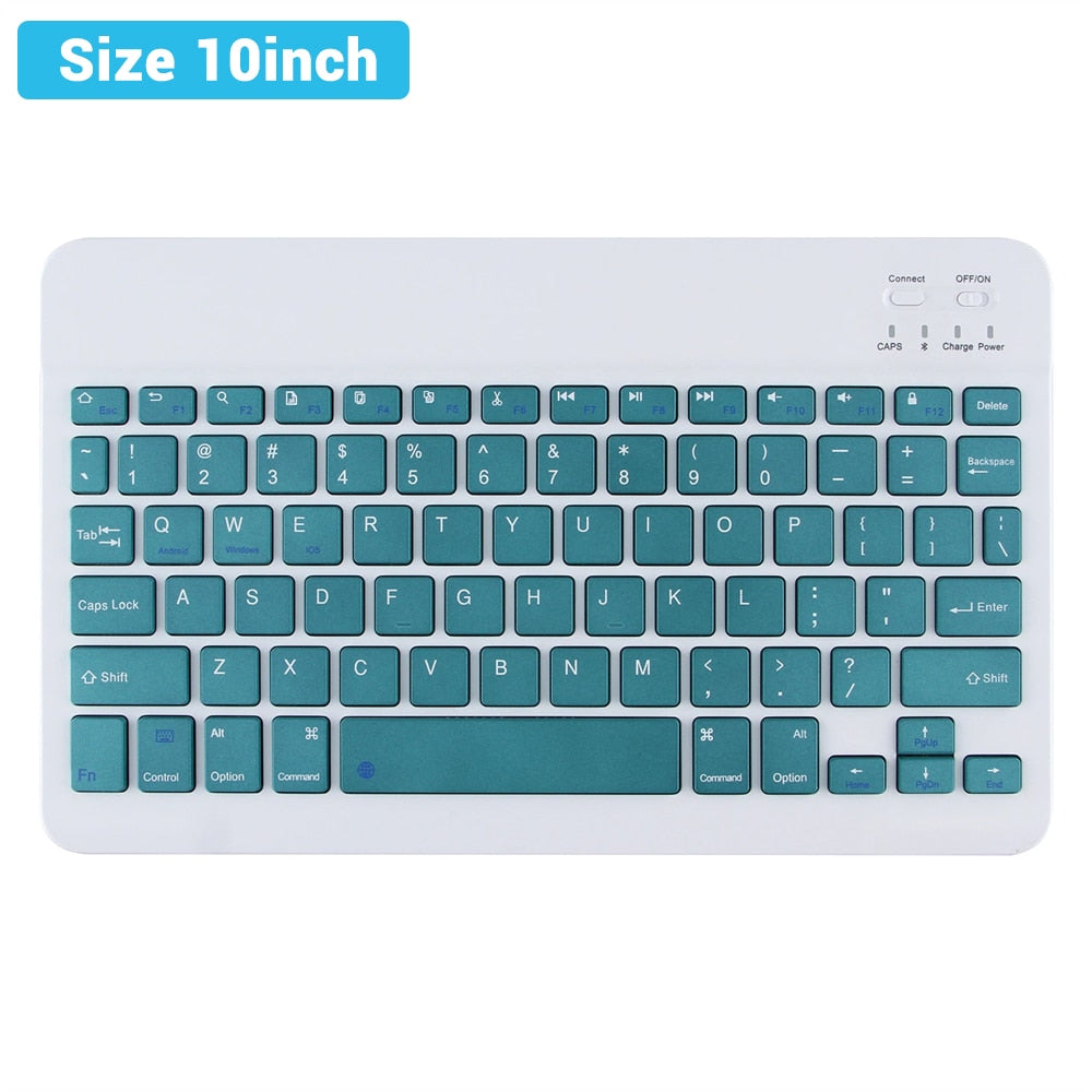 EMTRA Bluetooth Wireless Keyboard Mouse For Android IOS Huawei Xiaomi Tablet For iPad Air Mini 5 Spanish Korean Russian Keyboard