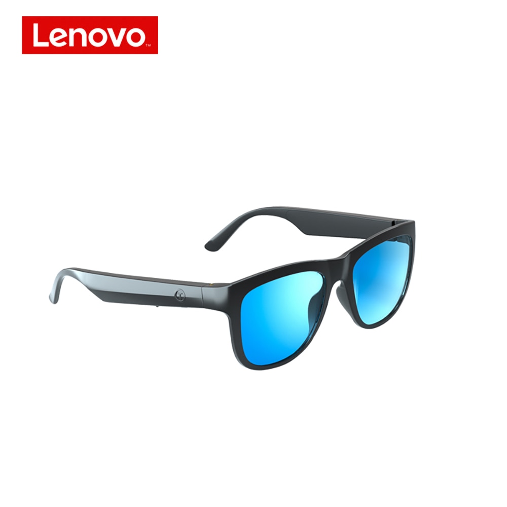 Lenovo Lecoo Smart Glasses Headset Wireless Bluetooth 5.0 Sunglasses Outdoor Sport earphone Calling Music Anti-Blue Eyeglasses for sale