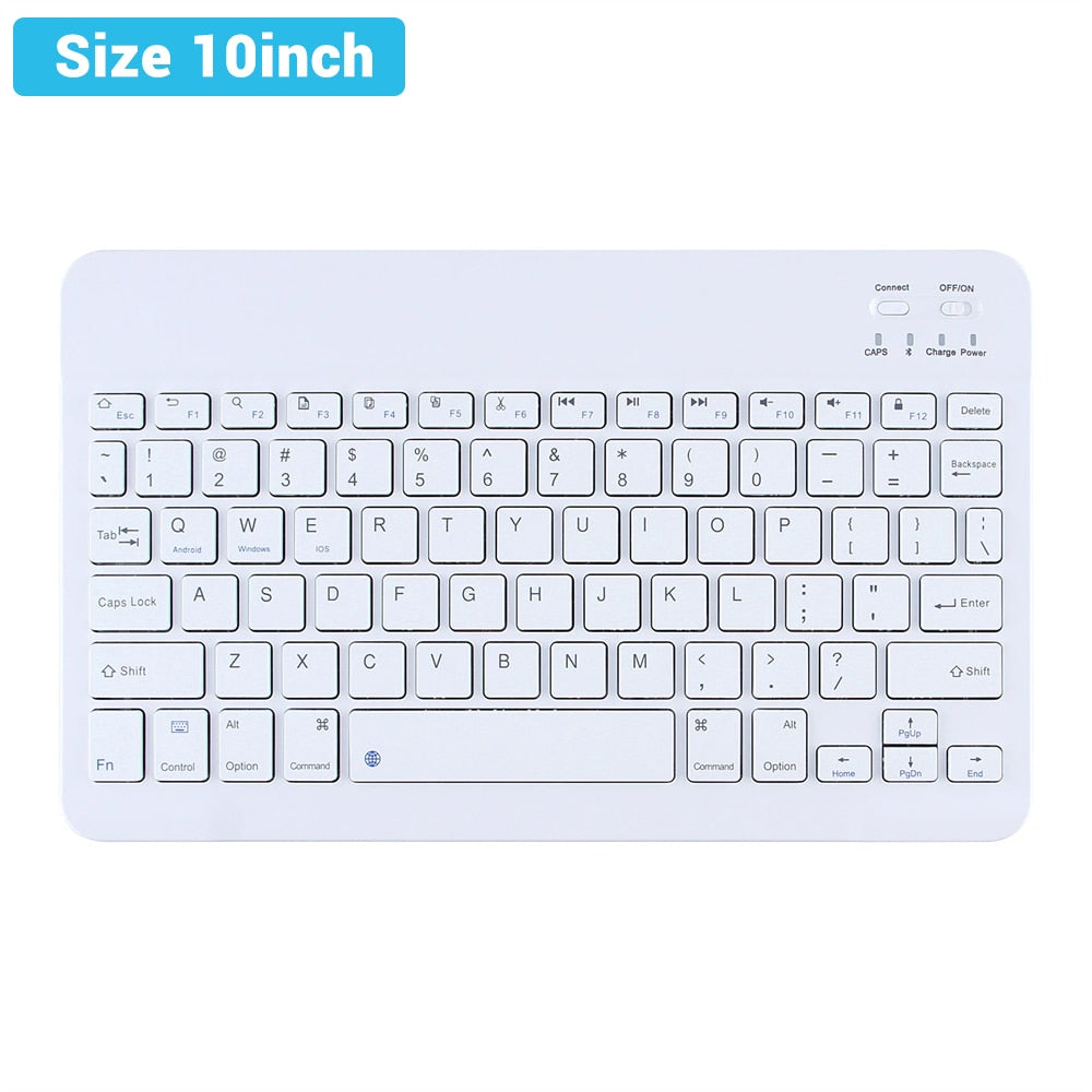 EMTRA Bluetooth Wireless Keyboard Mouse For Android IOS Huawei Xiaomi Tablet For iPad Air Mini 5 Spanish Korean Russian Keyboard