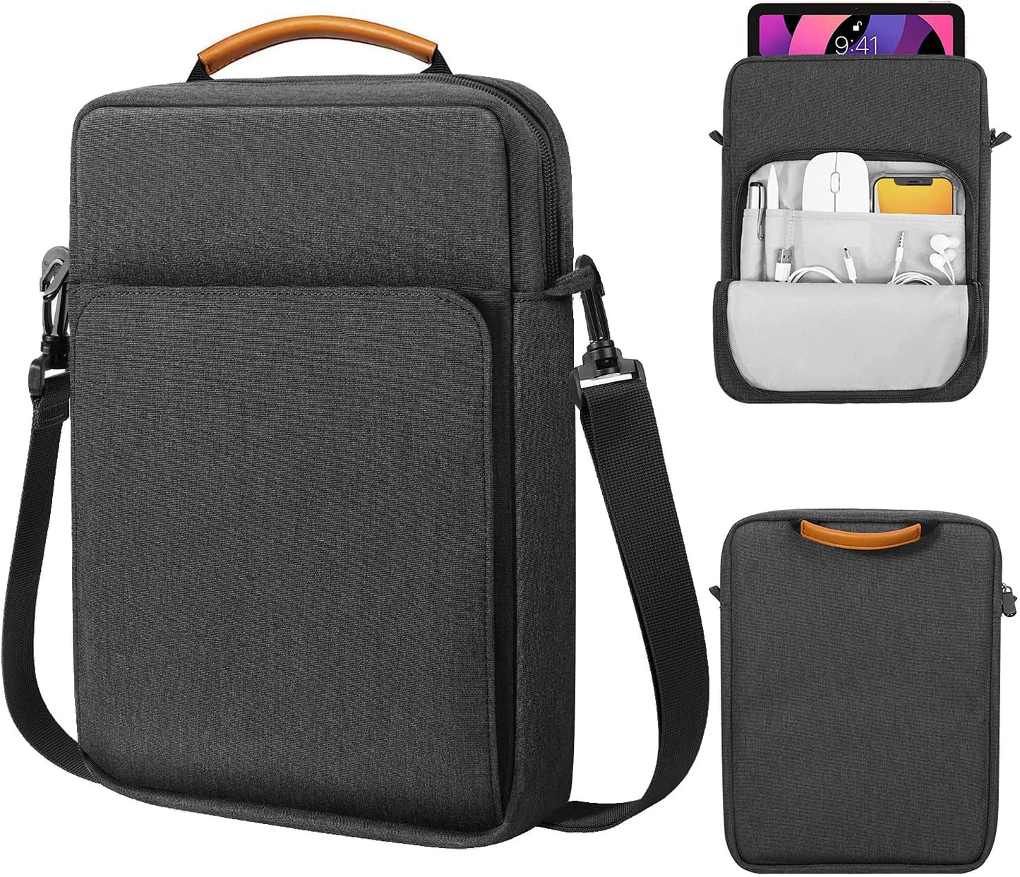 Tablet Case Samsung Galaxy Tab S6 Lite Galaxy Tab S7 IPad Pro 11/iPad 9.7 9-11Inch Tablet Shoulder Bag Carrying Case Storage