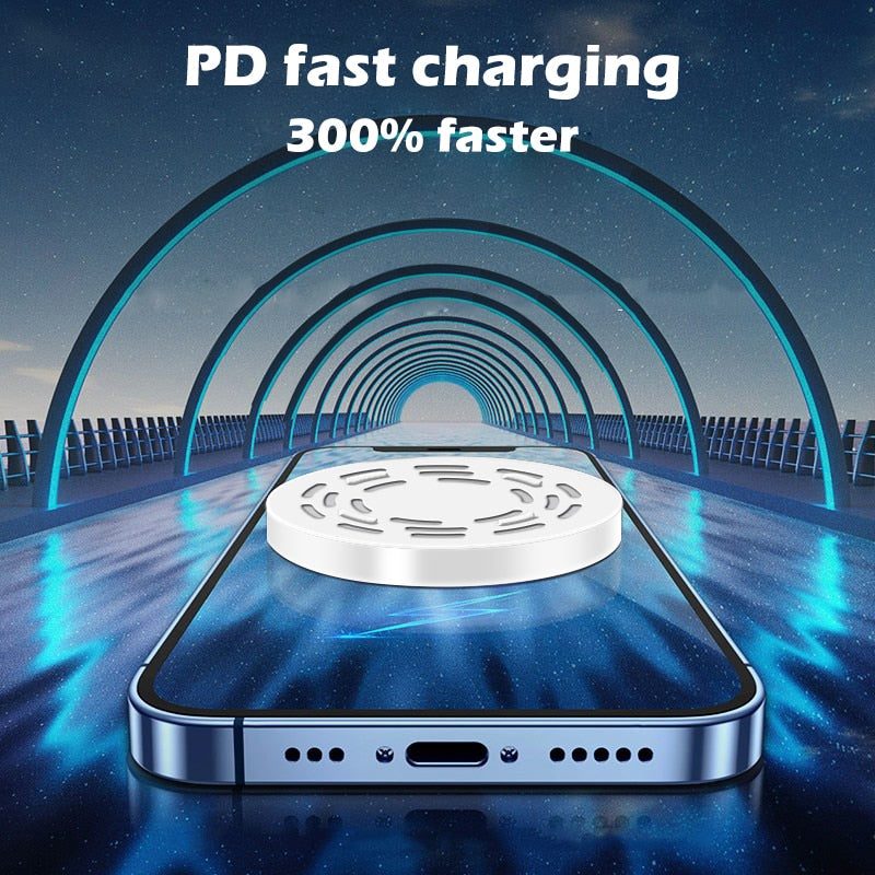 For Apple Original Magnetic Wireless Charger For iPhone 14 13 12 11 Pro Max Mini X XS XR 8 USB-C Fast Charging Phone Accessories