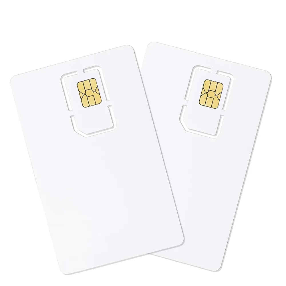 Writable Programable 4G Blank SIM Chip Card Nano Micro USIM Card With Micro Nano Size FF 3FF 4FF 3 IN 1