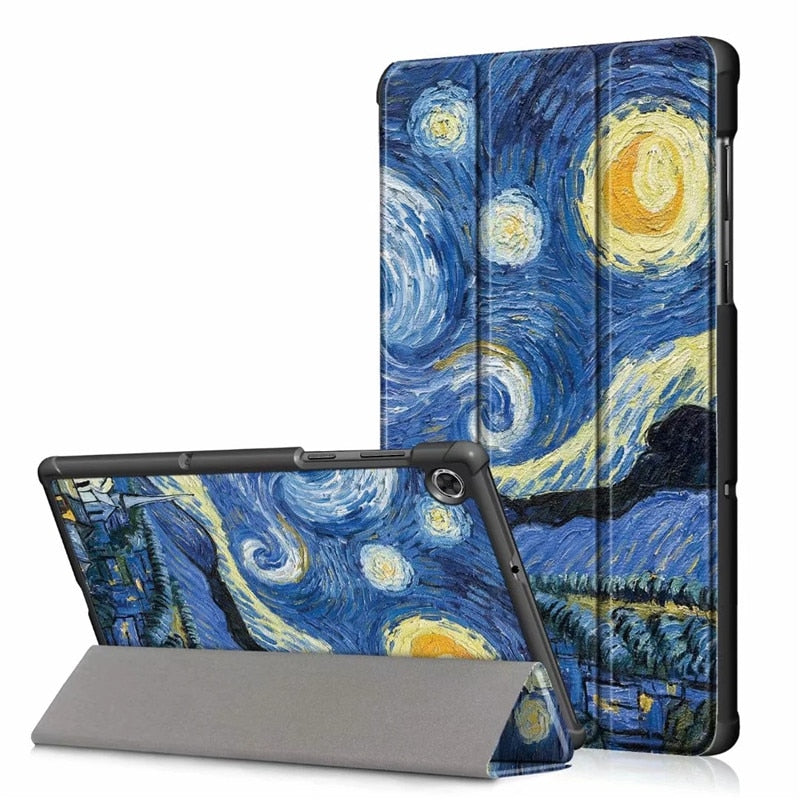 For Lenovo Tab M10 FHD Plus 10 3 Case TB-X606F TB-X606X 2020 Folding Stand Smart Cover for Lenovo Tab M10 Plus Tablet Kids Green